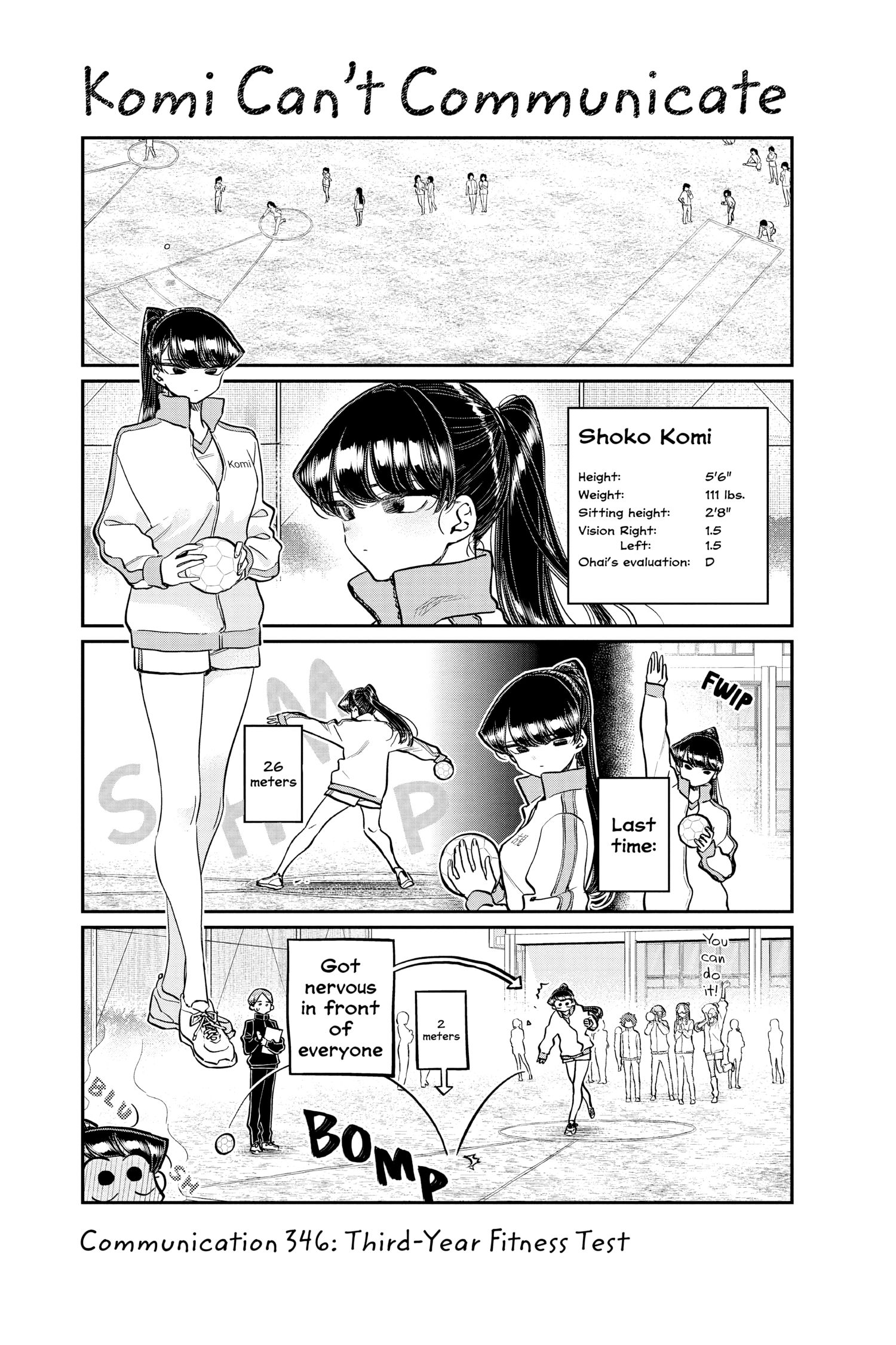 Komi Can’t Communicate, Chapter 346 image 1